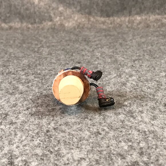 Vintage Figurine Snowman Bottle Cork Stopper - Picture 7 of 7